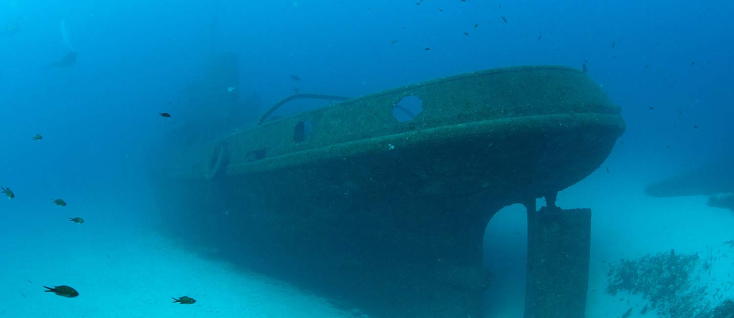 A wreck dive site in Maltese waters